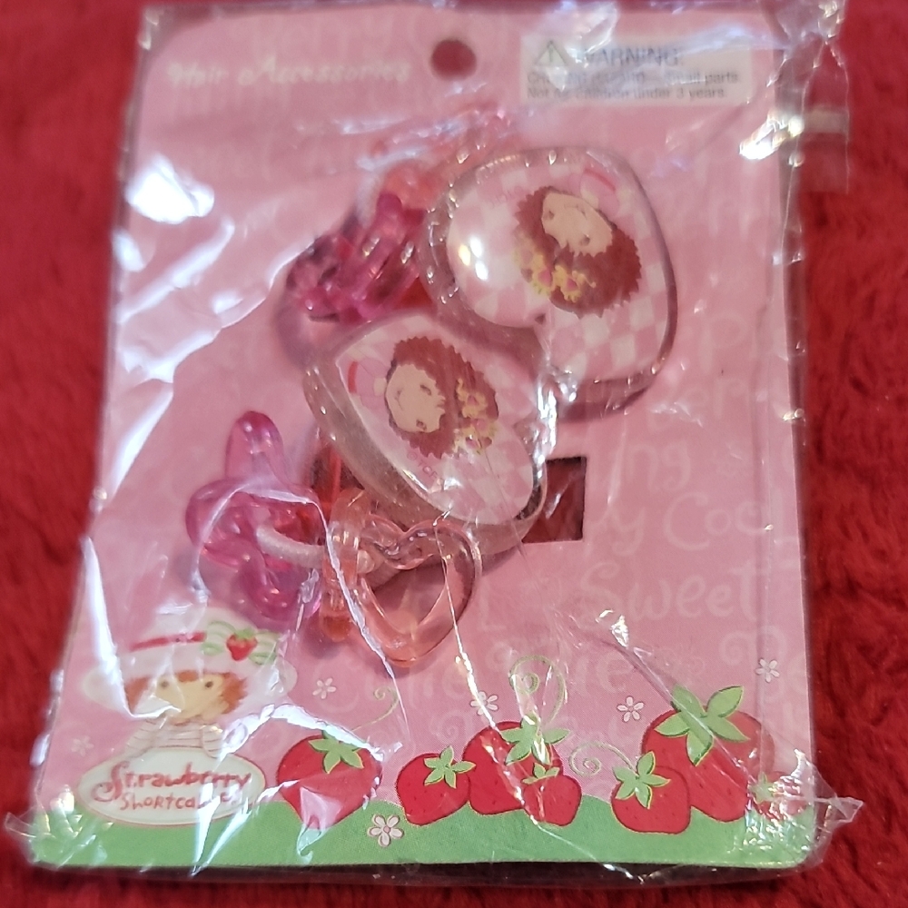 Strawberry Shortcake Kids Hair Accessories - Pink, 2006